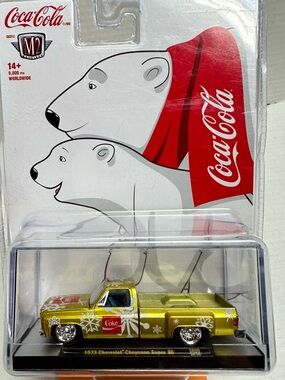 Coca Cola Gold 1973 Chevrolet Cheyenne Super 30 Die-Cast Toy Truck